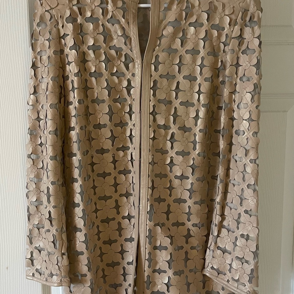 Tan Cutout Jacket